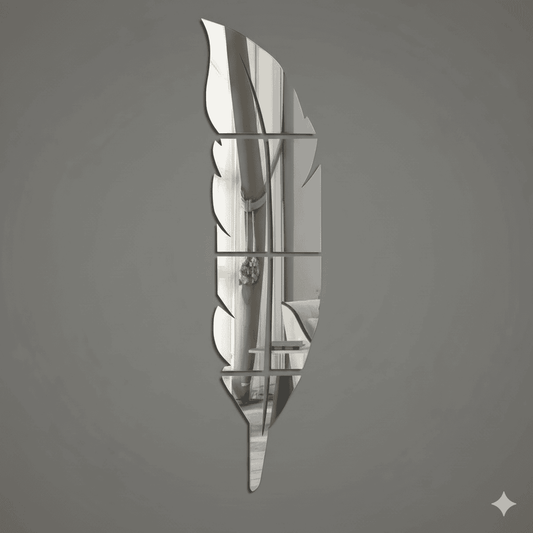 Elegant Leaf Wall Mirror - MBENTERPRIZE