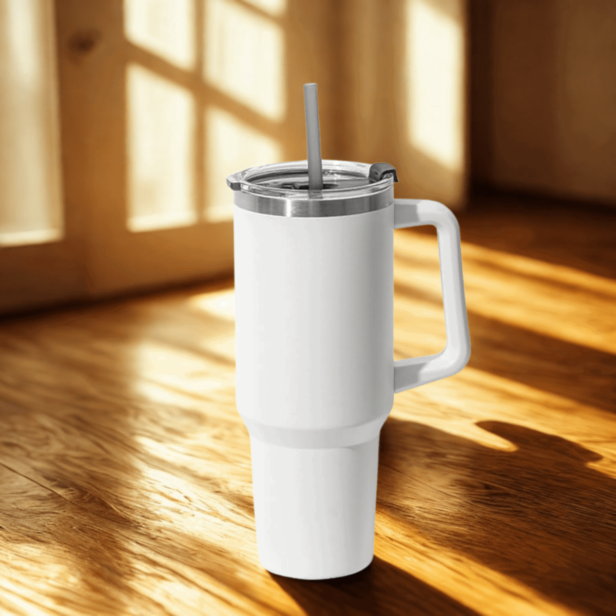 Stanley Steel 40oz Quencher H2.0 Flowstate Tumbler - MB ENTERPRIZE - Plan white -