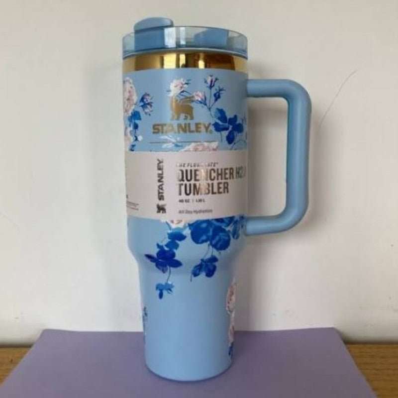 Stanley x LoveShackFancy Quencher – 40oz Blue | Limited Edition - MB ENTERPRIZE -