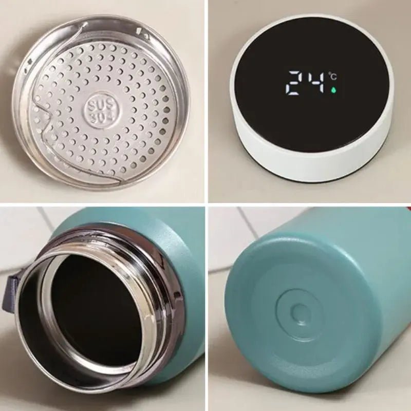 Temperature Display Stainless Steel Water Bottle - MB ENTERPRIZE -