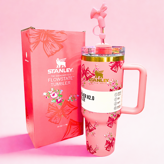 Stanley x LoveShackFancy Quencher – 40oz Pink Floral (Special Edition)