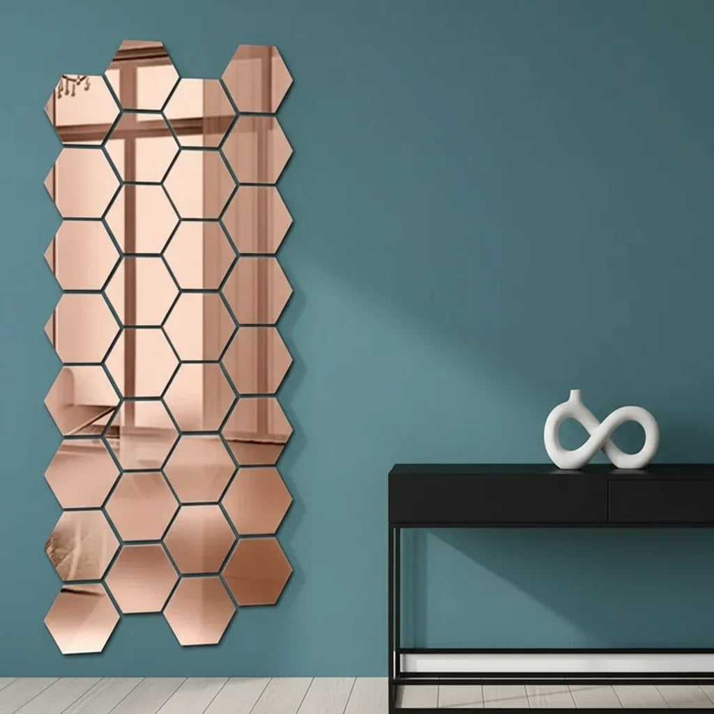 Hexagonal 3D Mirror Tiles