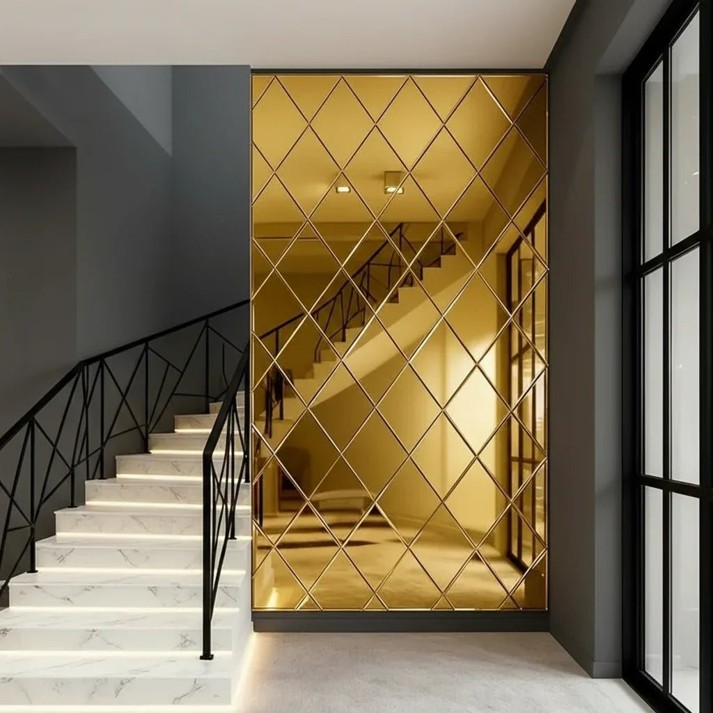 3D Ploygon Acrylic Mirror Wall Sticker - MBENTERPRIZE