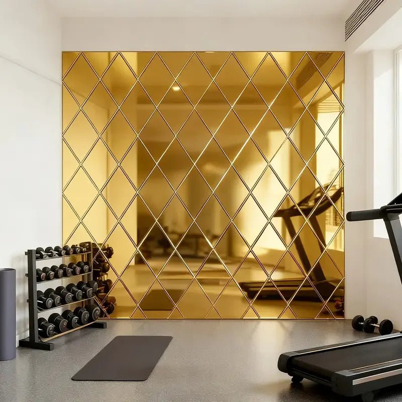 3D Ploygon Acrylic Mirror Wall Sticker - MBENTERPRIZE