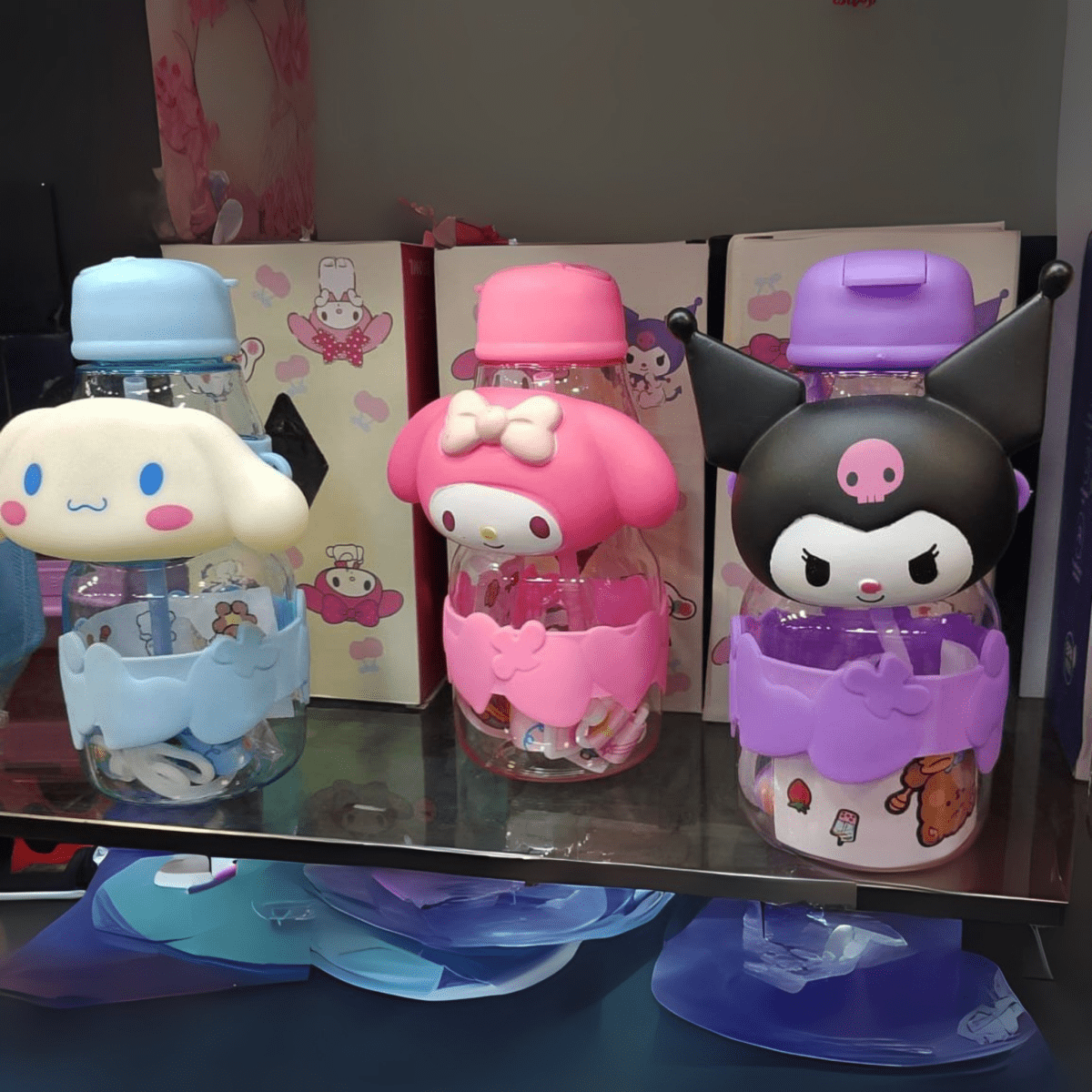 ✨ Make Hydration Fun! Cute Character Water Bottle – Adorable Character Water Bottle for Girls (with Long Strap) - MB ENTERPRIZE - 