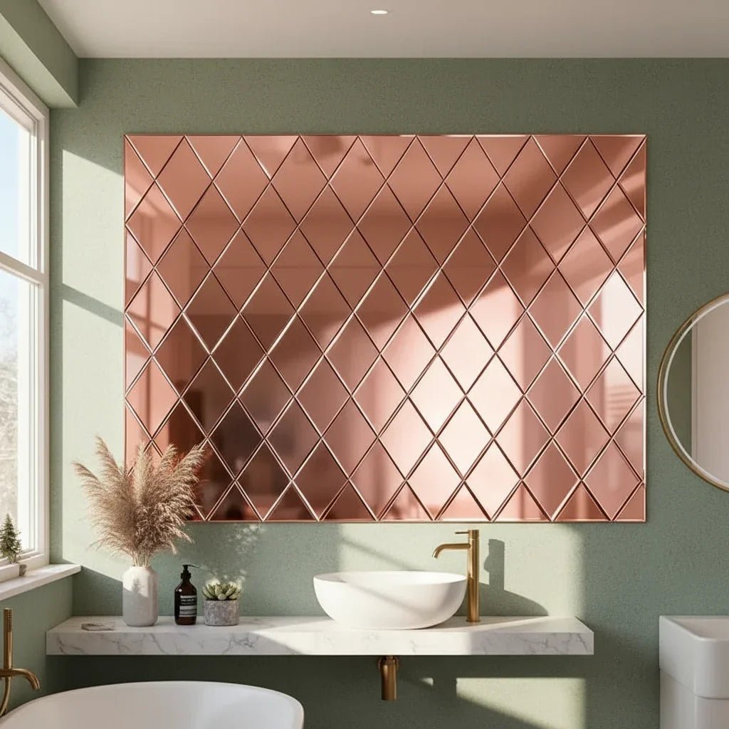 3D Ploygon Acrylic Mirror Wall Sticker - MBENTERPRIZE