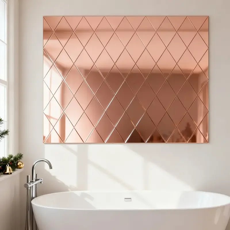 3D Ploygon Acrylic Mirror Wall Sticker - MBENTERPRIZE