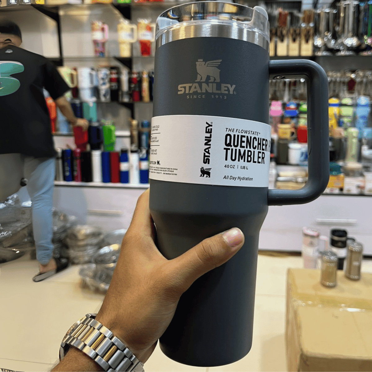 ✨Premium Stanley Steel Tumbler – Hot & Cold Insulated | Leak - Proof, Sleek & Travel - Friendly - MB ENTERPRIZE - 