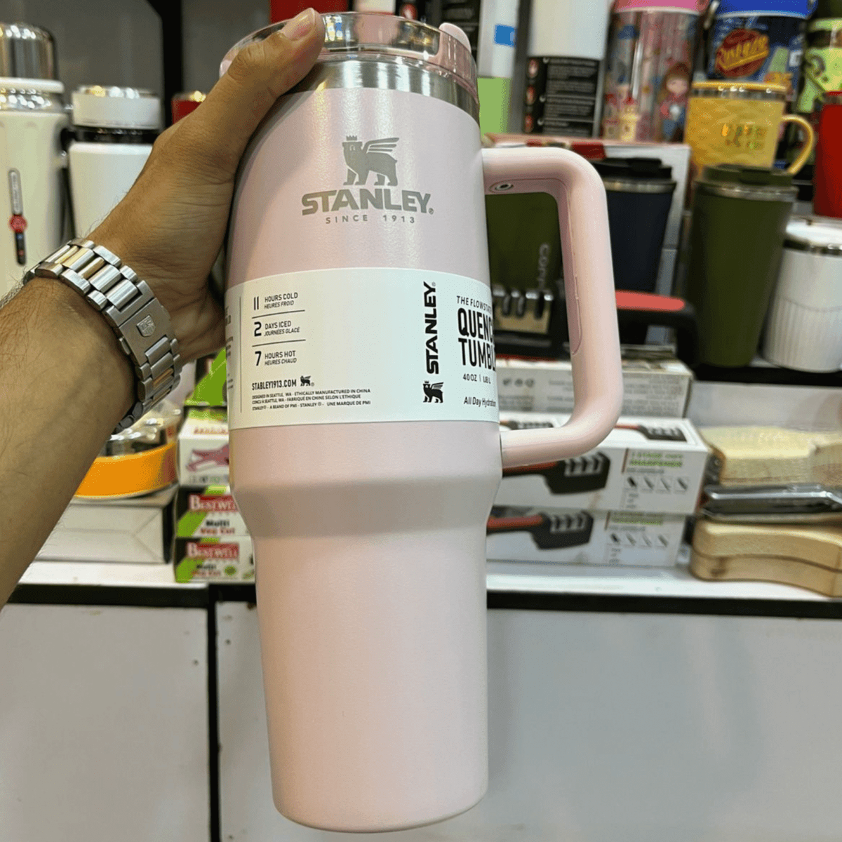 ✨Premium Stanley Steel Tumbler – Hot & Cold Insulated | Leak - Proof, Sleek & Travel - Friendly - MB ENTERPRIZE - 
