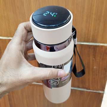 Temperature Display Stainless Steel Water Bottle - MB ENTERPRIZE - 